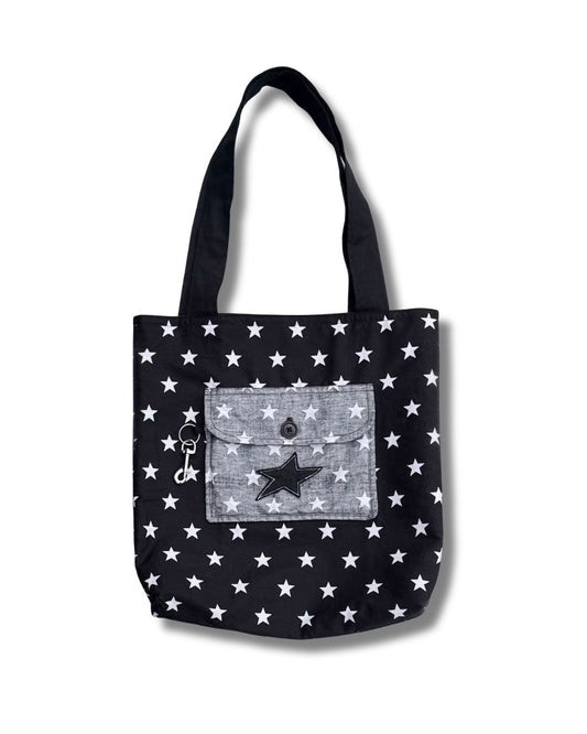 Reversible Black Tote